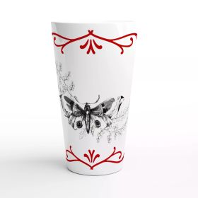 Ceramic coffee mugs Moth and Flora Art and Design by HadiArts