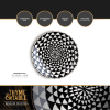 Thyme & Table Dinner Medallion, Black and White