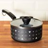 Farberware Disney 2 Quart Ceramic Nonstick Saucepan with Lid, Black