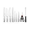 Farberware 15-piece Cutlery Set-Stamped Stainless Steel in Black Block